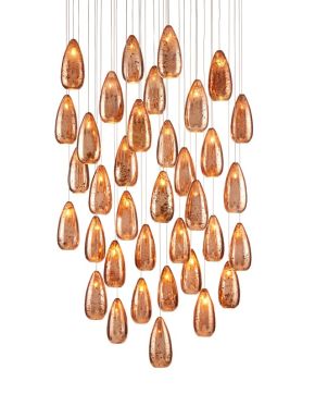 Rame 36-Light Round Multi-Drop Pendant