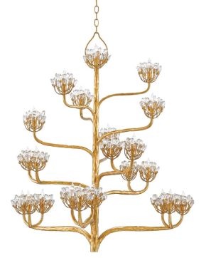 Agave Americana Gold Chandelier
