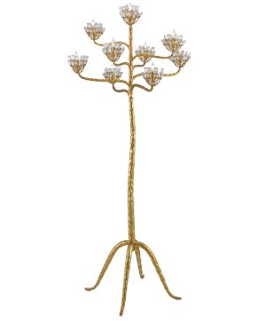 Agave Americana Gold Floor Lamp