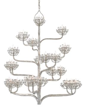 Agave Americana Silver Chandelier