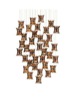 Alsop 36-Light Round Multi-Drop Pendant