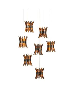 Alsop 7-Light Round Multi-Drop Pendant
