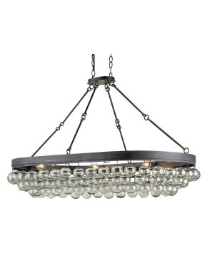 Balthazar Glass Oval Chandelier