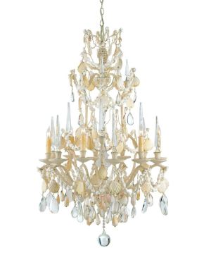Buttermere Crystal & Shell Chandelier