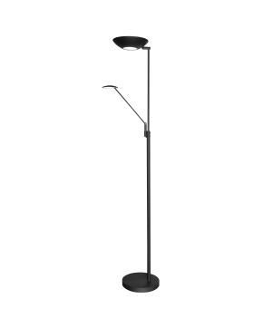 Mother & Son LED Floor Lamp, Black Finish