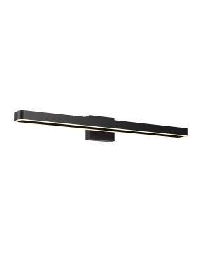 Rectangular swivel vanity wall sconce 36'' Black