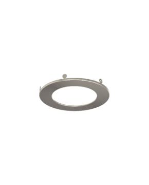 4in Trim Round, Satin Nickel