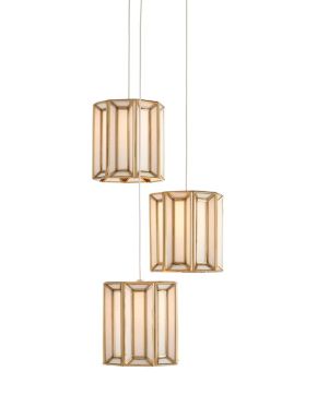 Daze 3-Light Round Multi-Drop Pendant