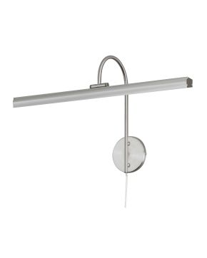 30W Picture Light Satin Chrome Finish
