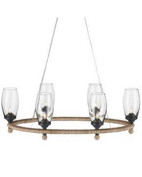 Hightider Glass Oval Chandelier