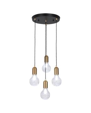 Decorative Iron Art-Glass Hanging Lights