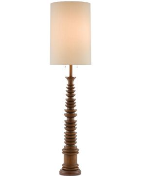 Malayan Natural Floor Lamp