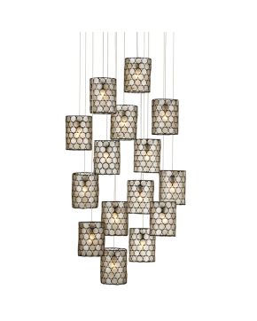 Regatta 15-Light Round Multi-Drop Pendant