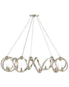 Ringmaster Silver Chandelier