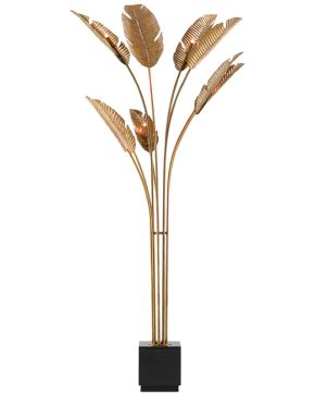 Tropical Grande Brass Floor Lamp