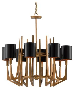 Umberto Brass Chandelier