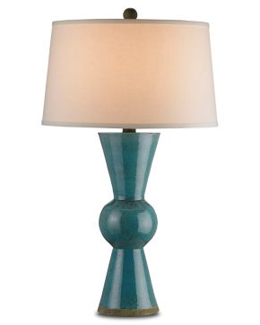 Upbeat Teal Table Lamp