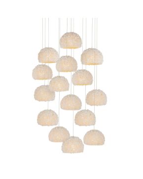Virtu 15-Light Round Multi-Drop Pendant