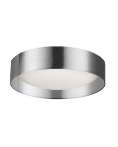 14W Flush Mount Polished Chrome Metal Shade