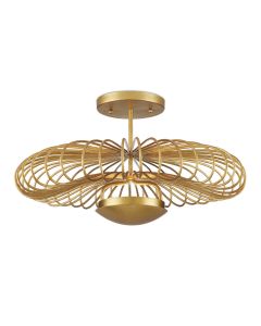 Sheereen Gold Semi-Flush Mount