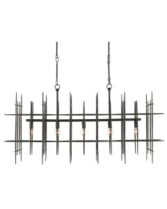Steelhouse Black Rectangular Chandelier