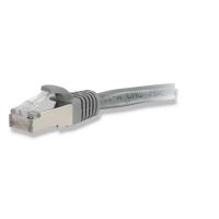 5 FT- Shielded Cat5e Patch Cable-grey